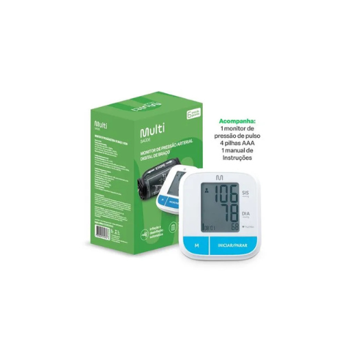 Monitor De Pressão Arterial de Braço Multi Saúde - HC206 - Imagem 8