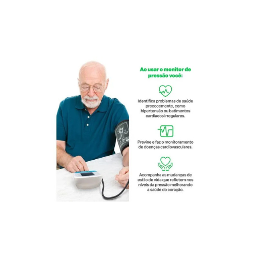 Monitor De Pressão Arterial de Braço Multi Saúde - HC206 - Imagem 3
