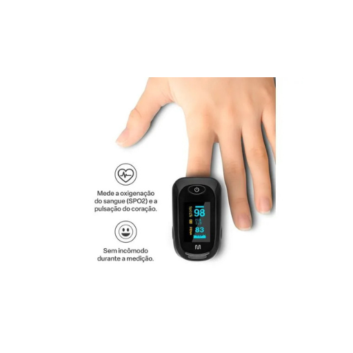 Oxímetro de Pulso 2 Pilhas AAA Multi Saúde - HC261 - Imagem 3